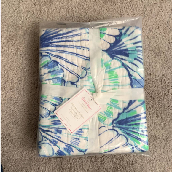 NEW Lilly Pulitzer Pottery Barn RARE Standard Sized Pillow Sham - Picture 2 of 3